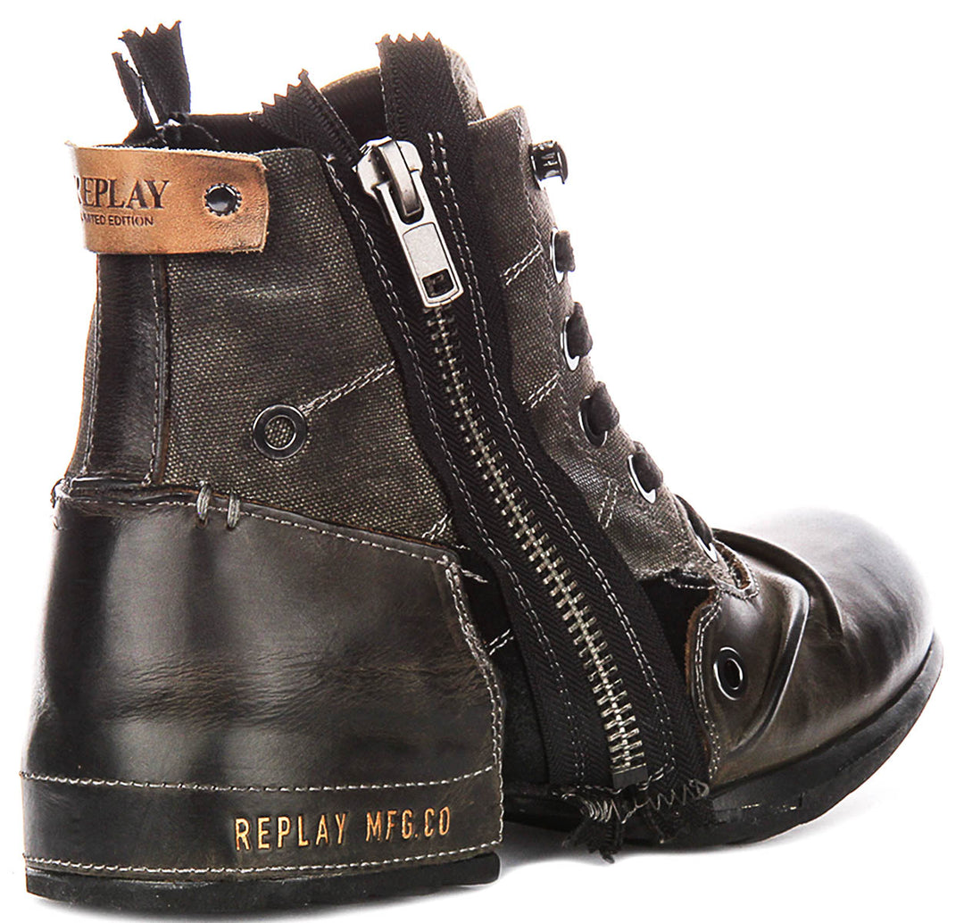 Replay Grip Limited In Dark Brown For Men