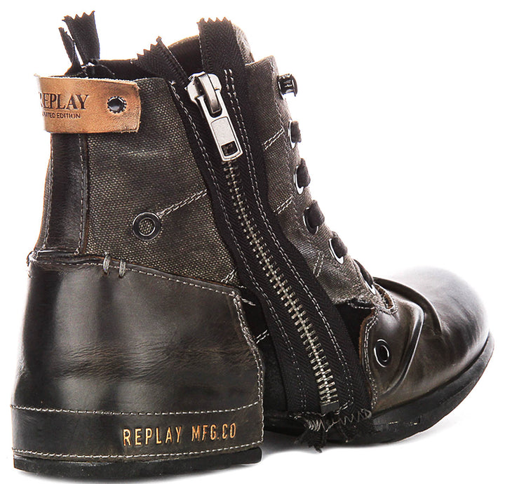 Replay Grip Limited In Dark Brown For Men