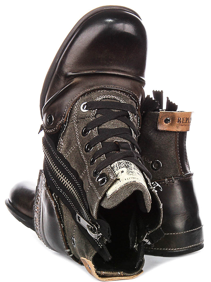 Replay Grip Limited In Dark Brown For Men