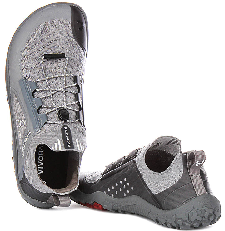 Vivobarefoot Primus Trail In Dark Grey For Men