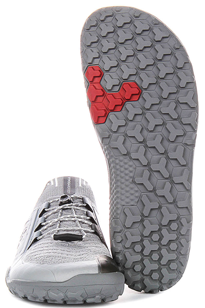 Vivobarefoot Primus Trail In Dark Grey For Men