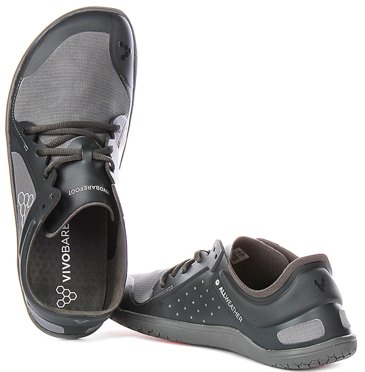 Vivobarefoot Primus Lt Iv In Dark Grey For Women