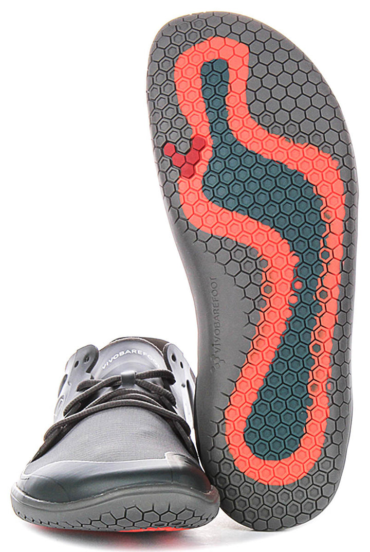 Vivobarefoot Primus Lt Iv In Dark Grey For Women