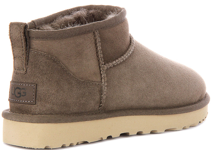 Ugg Australia W Classic Ultra Mini In Dark Grey For Women
