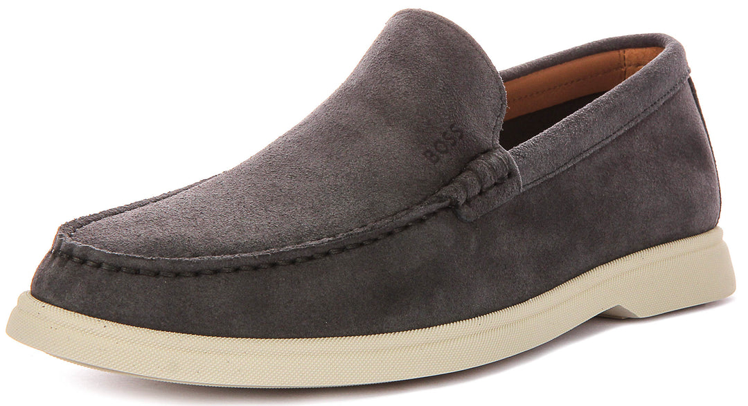 Boss Sienne Loaf Sd In Dark Grey For Men