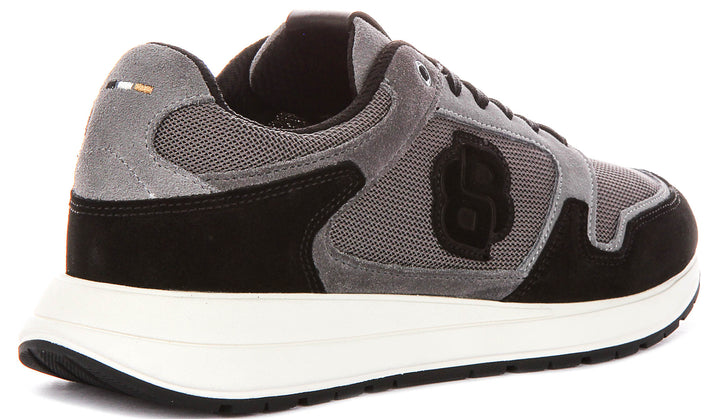 Boss Vinston Runner In Dark Grey For Men