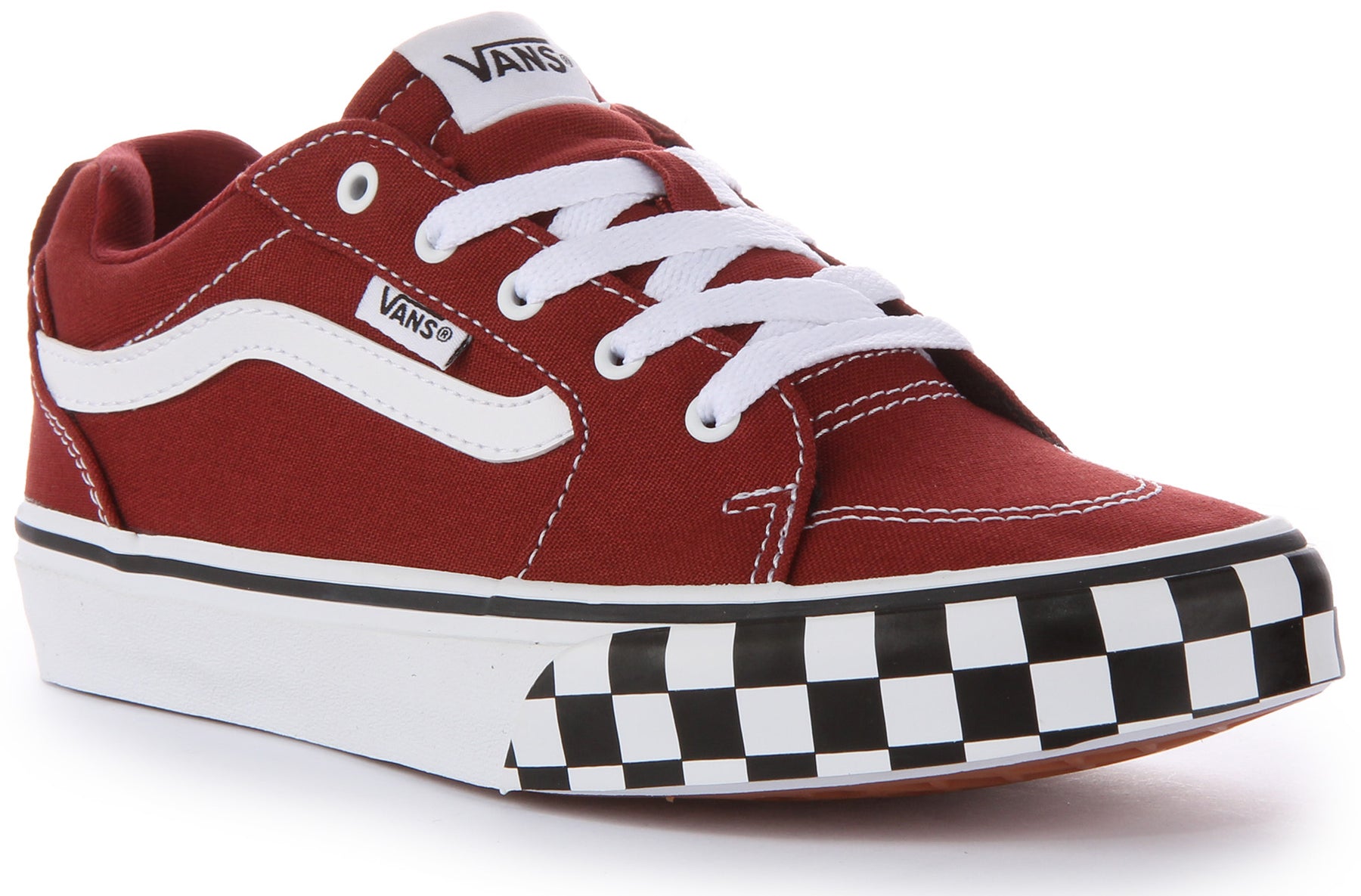 Dark 2025 red vans