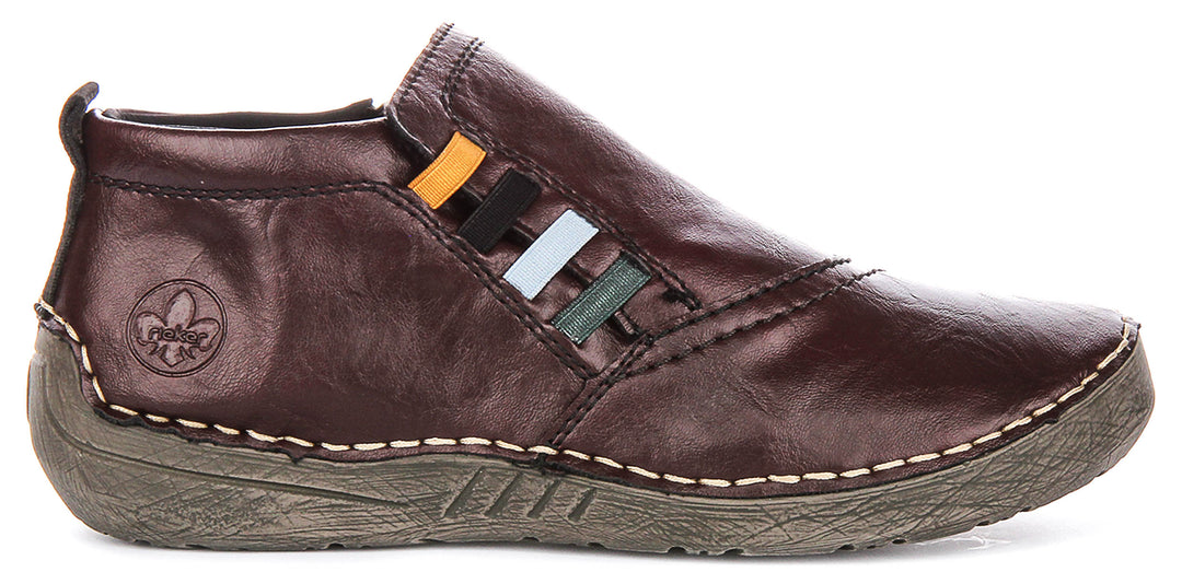 Rieker 52584-30 In Dark Red For Women