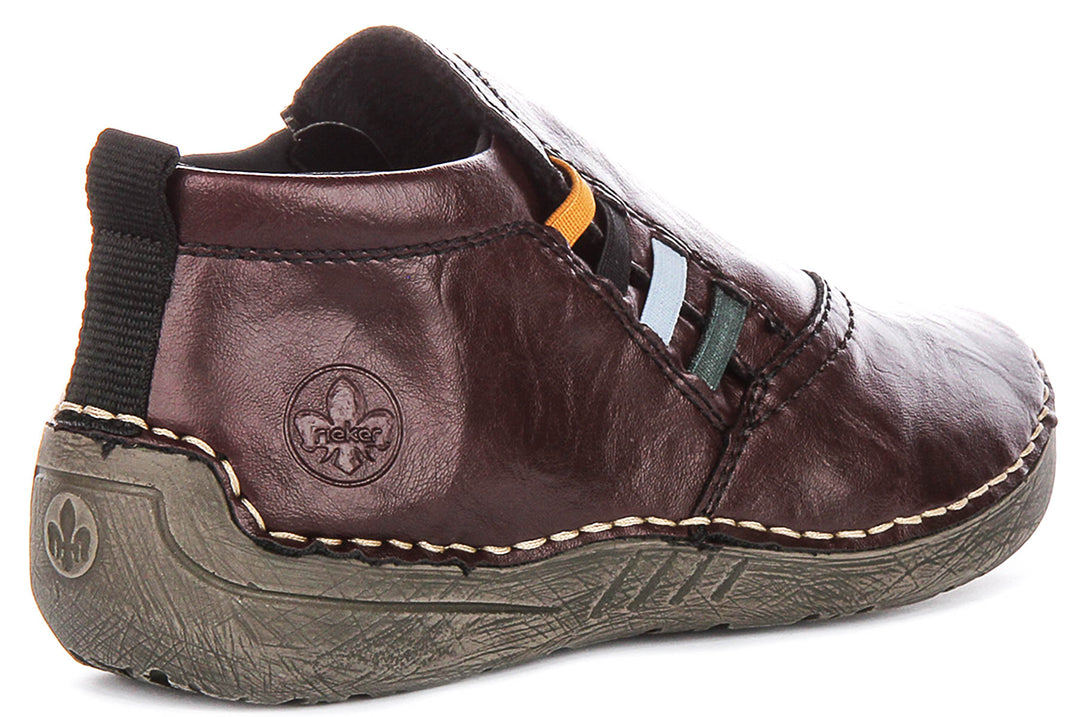 Rieker 52584-30 In Dark Red For Women