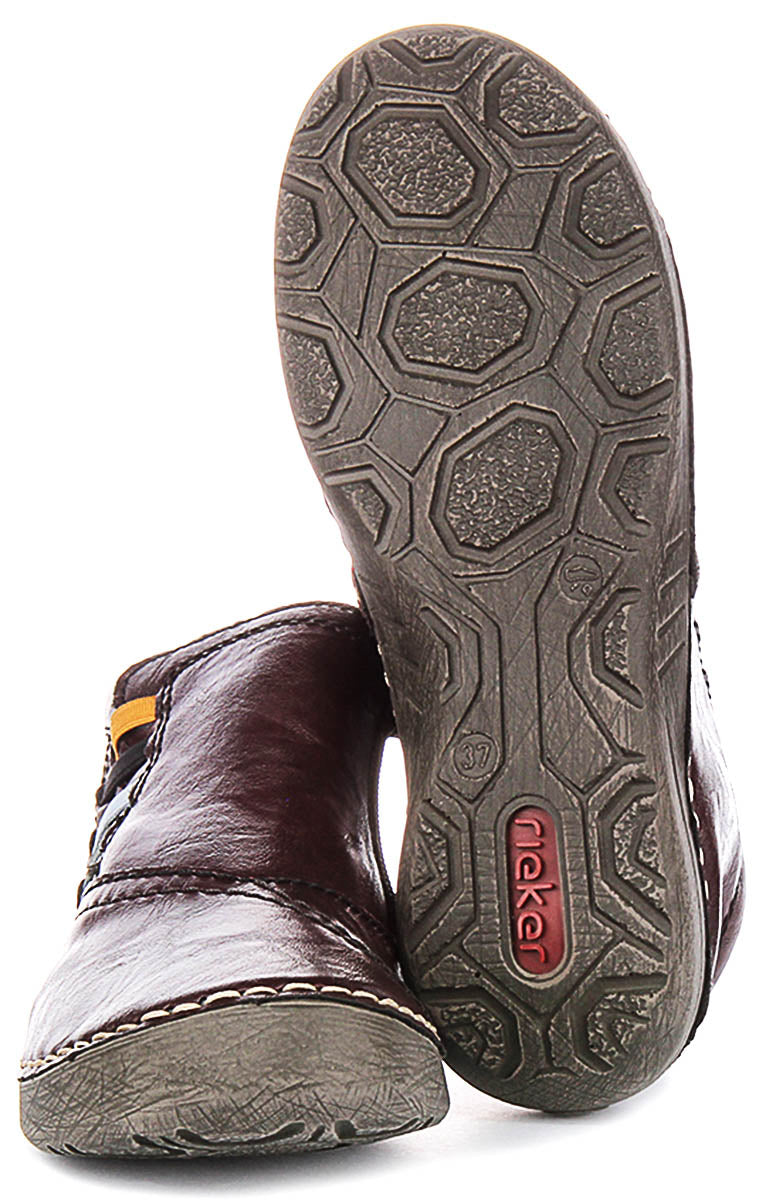 Rieker 52584-30 In Dark Red For Women