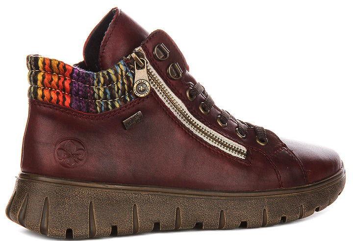 Rieker N1305-35 In Dark Red For Women