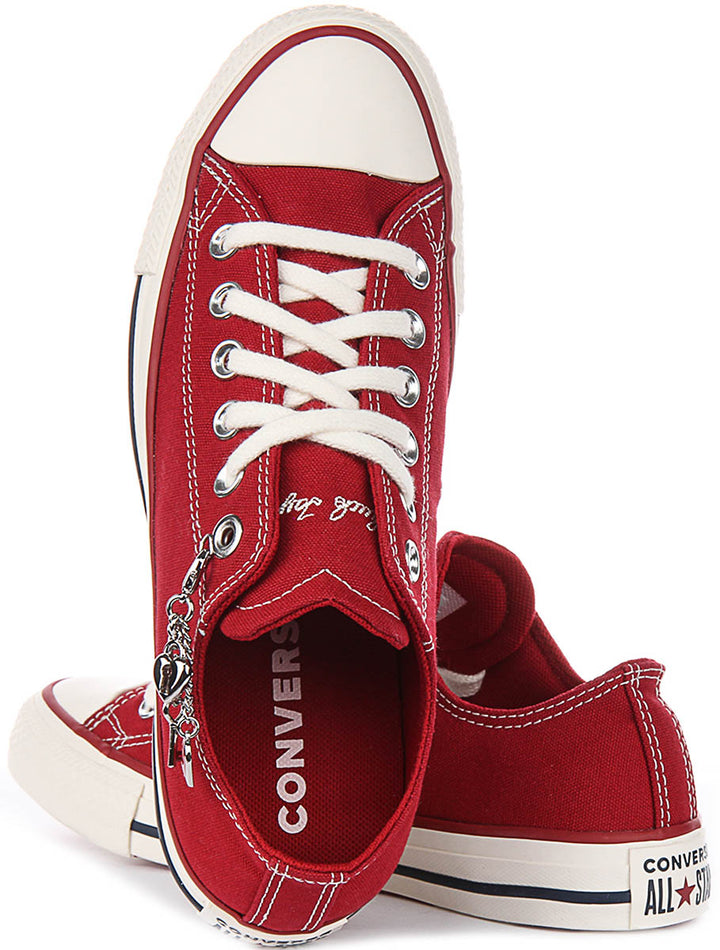 Converse A19057C In Dark Red For Women