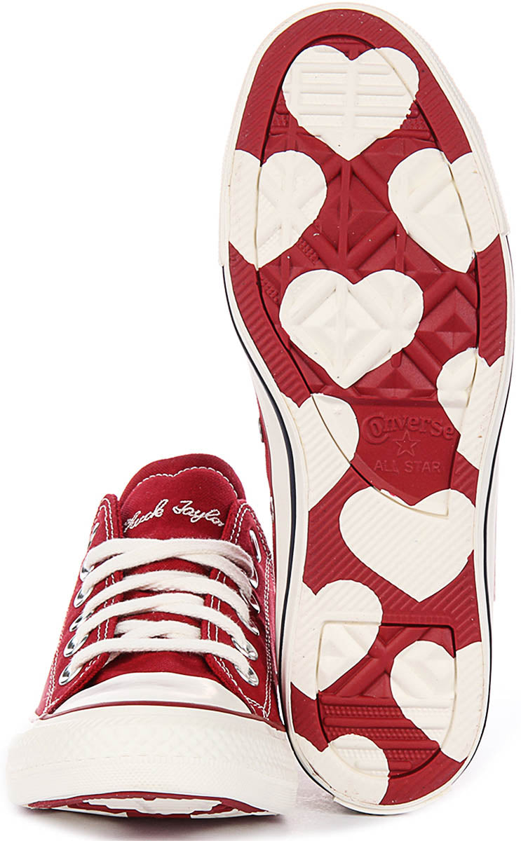 Converse A19057C In Dark Red For Women