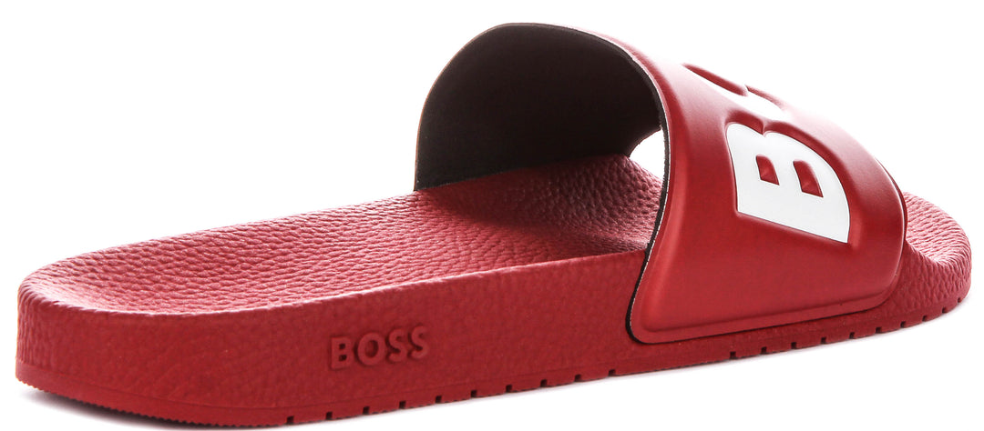Boss Aryeh Slid In Dark Red For Men
