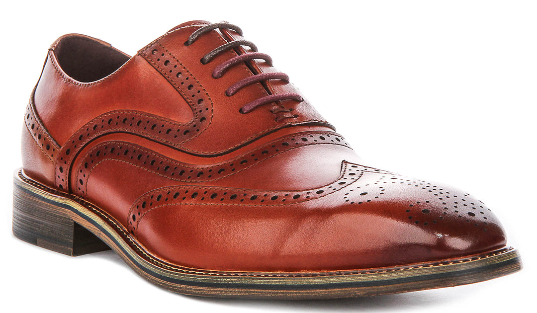 Justinreess England Drake In Dark Tan For Men