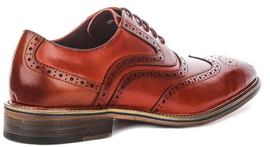 Justinreess England Drake In Dark Tan For Men