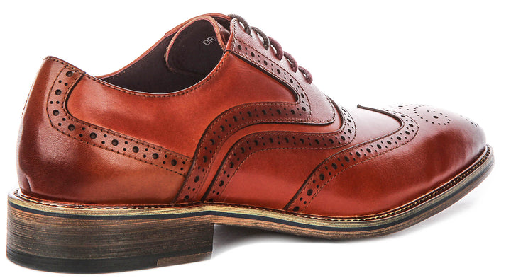 Justinreess England Drake In Dark Tan For Men