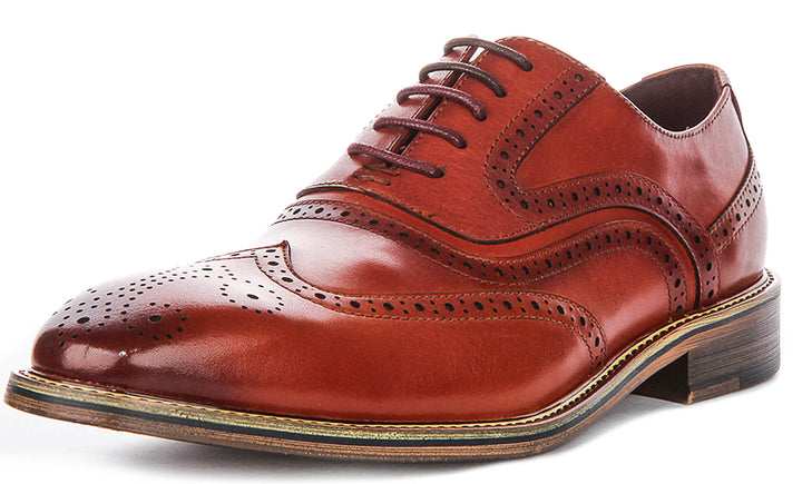Justinreess England Drake In Dark Tan For Men