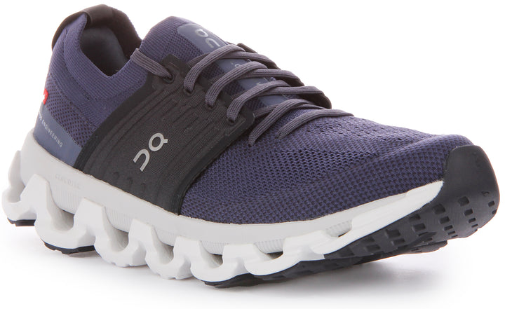 On Runn g Cloudswift 3 Herren Schnürung Masche Doppel Dichte CloudTec Turnschuhe Denim