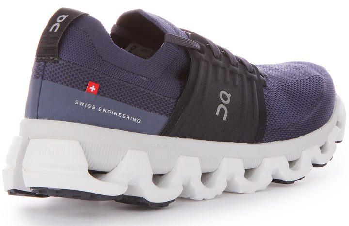 On Runn g Cloudswift 3 Herren Schnürung Masche Doppel Dichte CloudTec Turnschuhe Denim