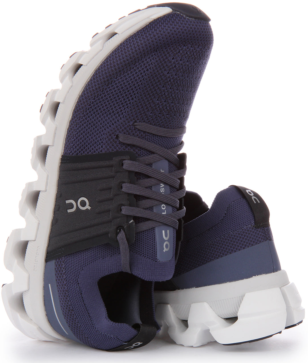 On Runn g Cloudswift 3 Herren Schnürung Masche Doppel Dichte CloudTec Turnschuhe Denim