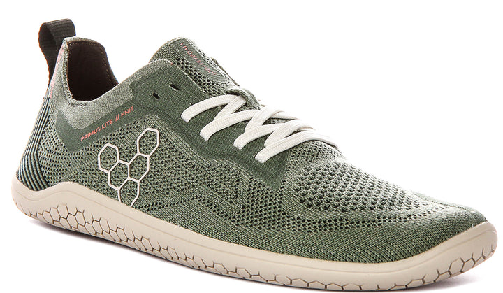 Vivobarefoot Prims Lite Knit In Dusky Green For Men
