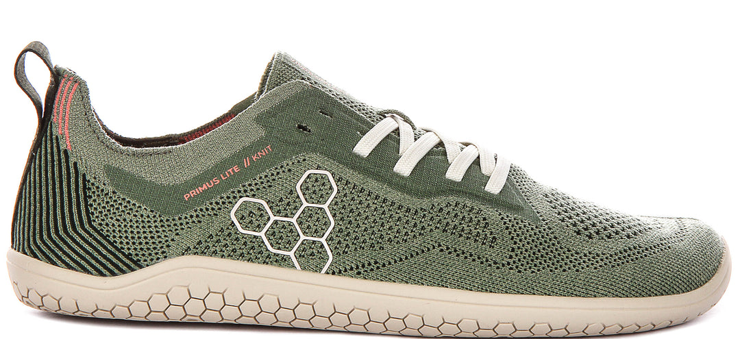 Vivobarefoot Prims Lite Knit In Dusky Green For Women