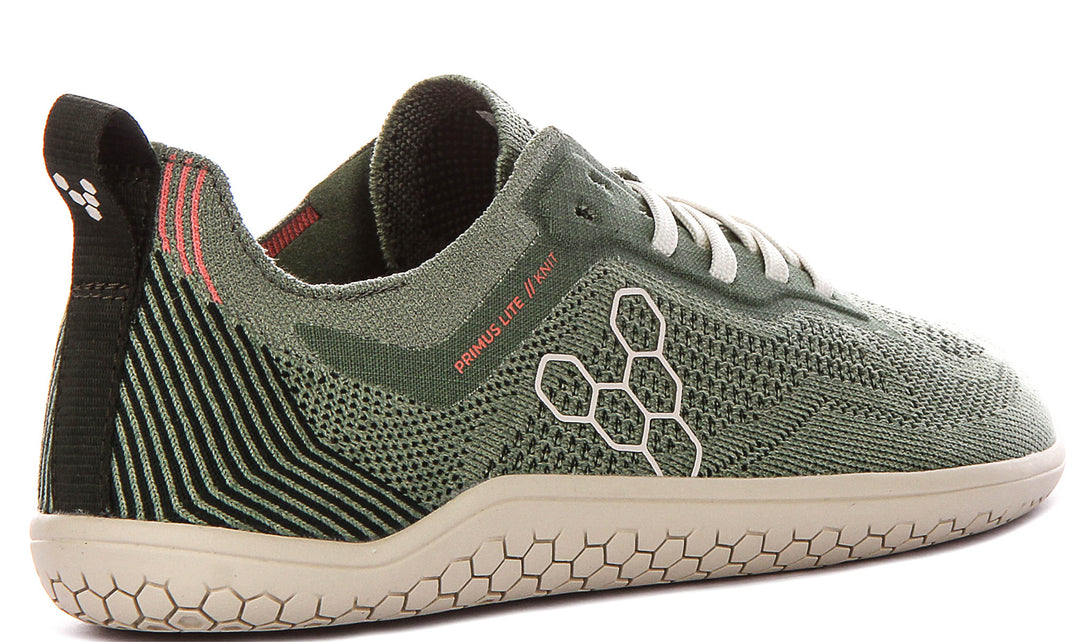 Vivobarefoot Prims Lite Knit In Dusky Green For Women