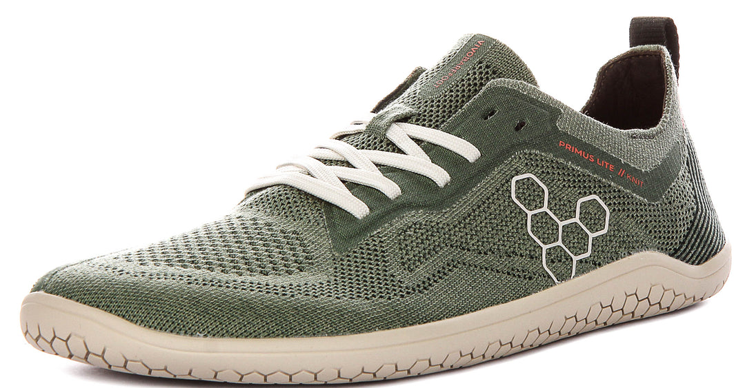 Vivobarefoot Prims Lite Knit In Dusky Green For Women