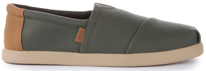 Toms Alpargata Fwd In Forest Green For Men
