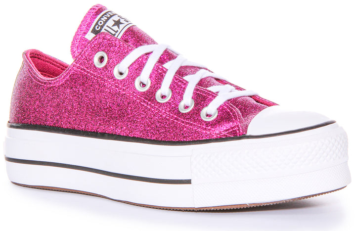 Converse All Star Lift A05438C In Fuchsia Glitter