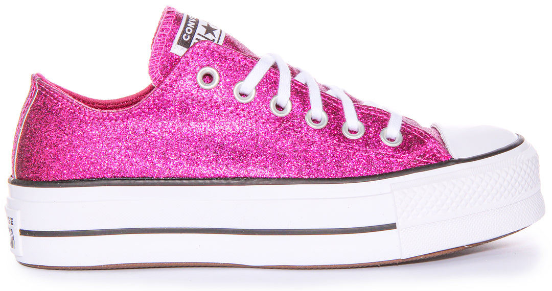 Converse All Star Lift A05438C In Fuchsia Glitter