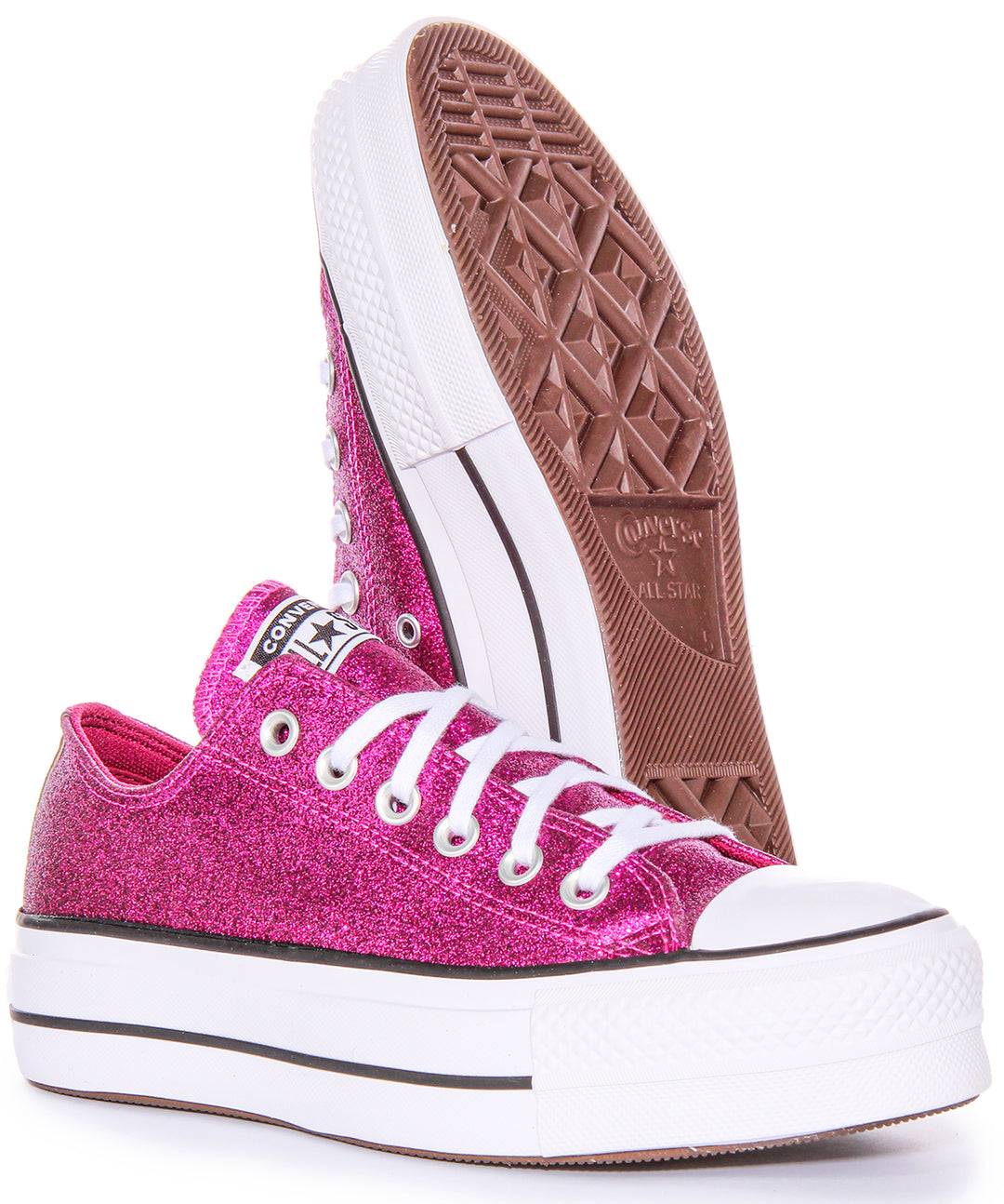 Converse All Star Lift A05438C In Fuchsia Glitter