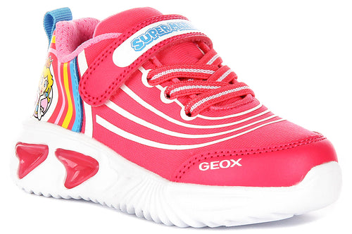 Geox J Assister G C In Fuchsia For Infants