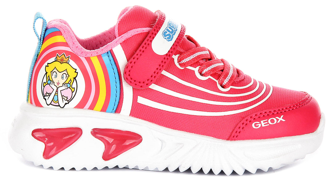 Geox J Assister G C In Fuchsia For Kids