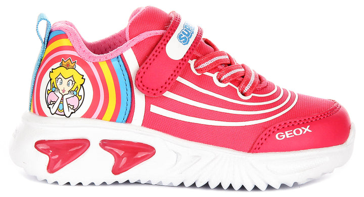 Geox J Assister G C In Fuchsia For Kids