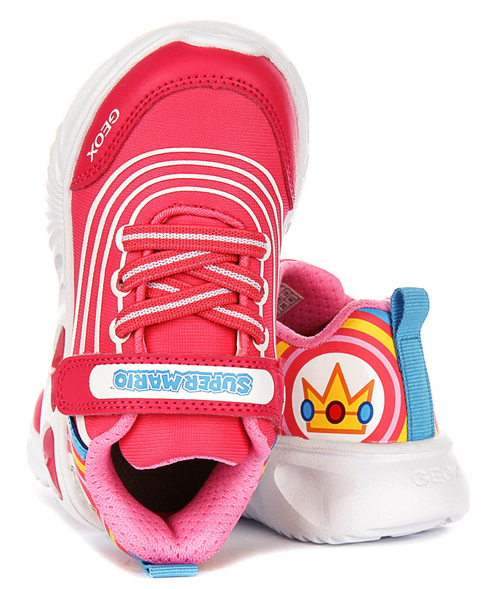 Geox J Assister G C In Fuchsia For Kids
