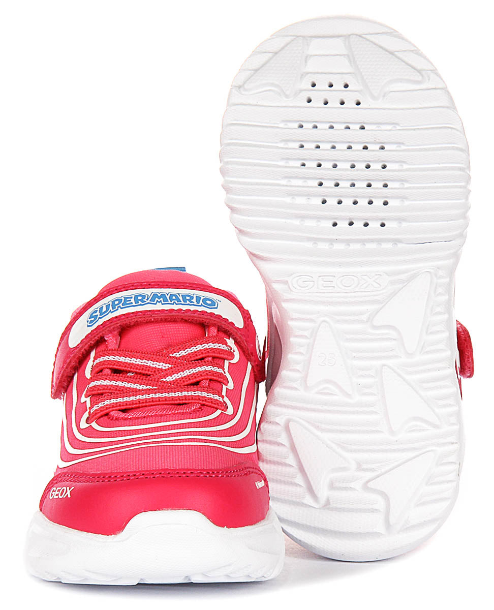 Geox J Assister G C In Fuchsia For Kids