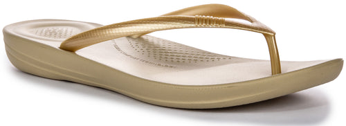 Fitflop Iqushion Ergono In Gold For Women