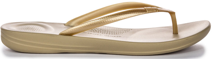 Fitflop Iqushion Ergono In Gold For Women