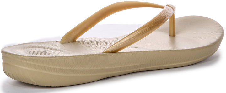 Fitflop Iqushion Ergono In Gold For Women