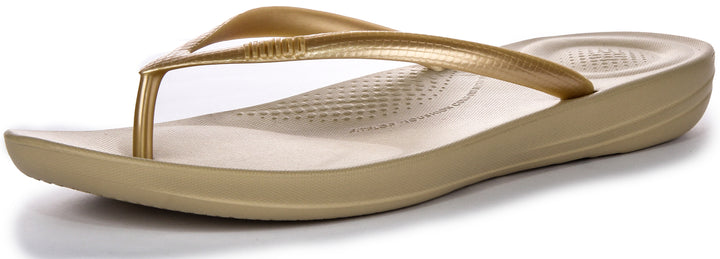 Fitflop Iqushion Ergono In Gold For Women