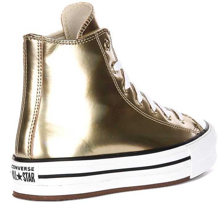 Converse Chuck Taylor All Star A12606C in Gold Metallic für Kinder
