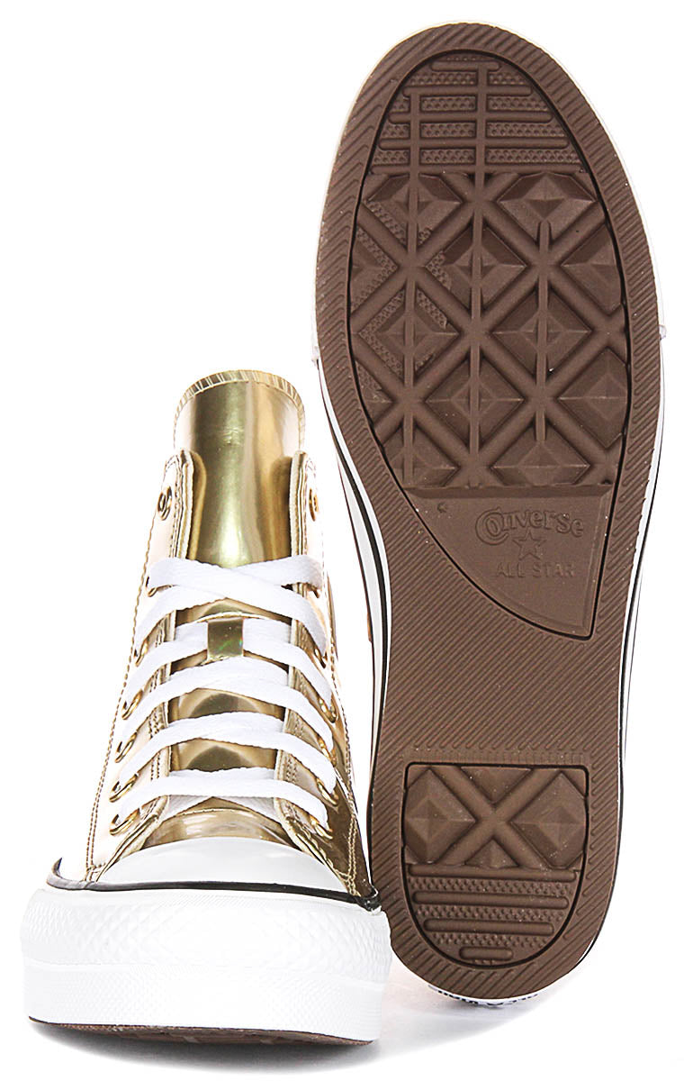 Converse Chuck Taylor All Star A12606C in Gold Metallic für Kinder