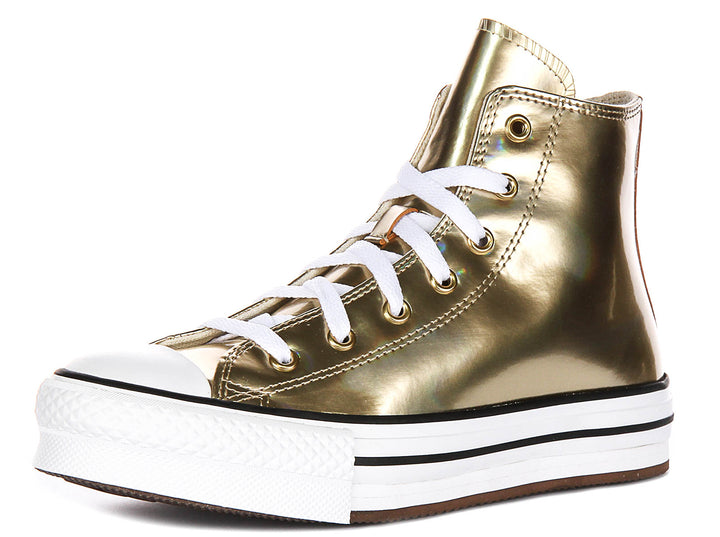 Converse Chuck Taylor All Star A12606C in Gold Metallic für Kinder