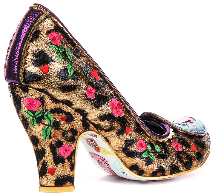 Irregular Choice Clestial Rose In Gold For Women