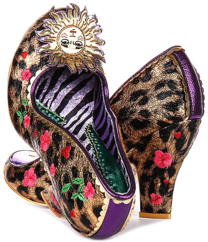 Irregular Choice Clestial Rose In Gold For Women