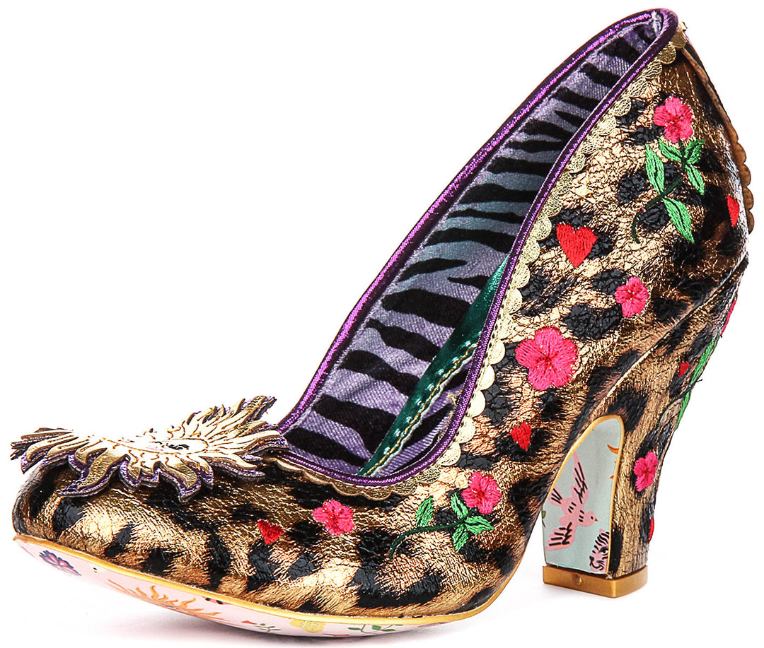 Irregular Choice Clestial Rose In Gold For Women