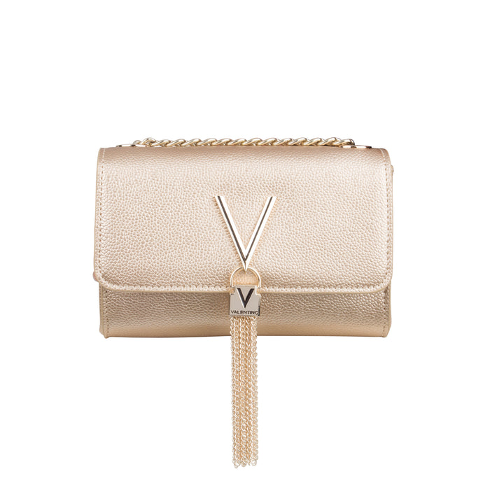Valentino Divina Pochette In Gold For Women