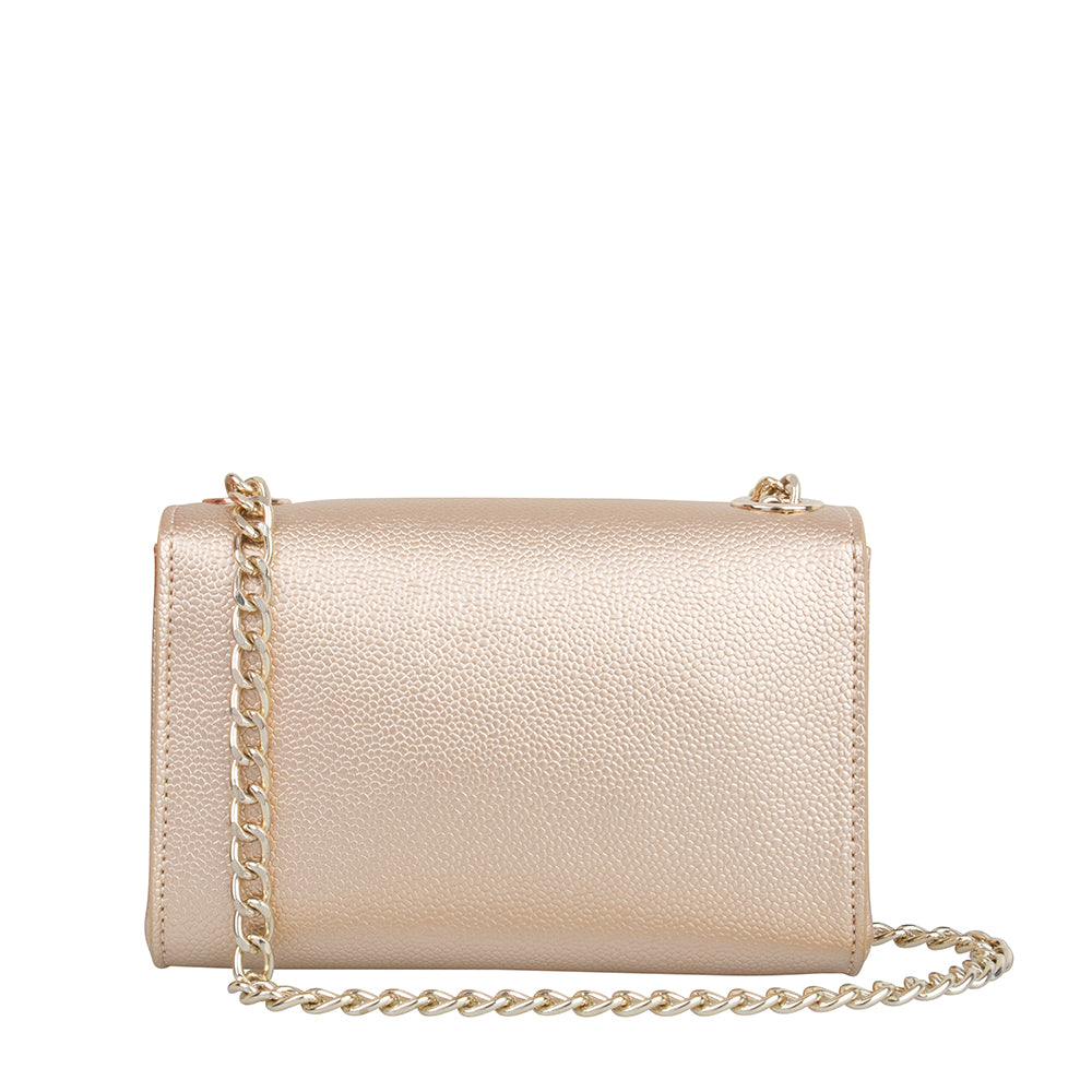 Valentino Divina Pochette In Gold For Women